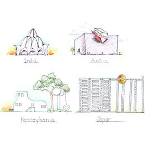 Crazy Real Architecture 2 drawing