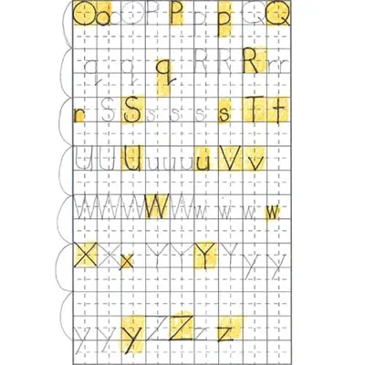 Alphabet Part 2 drawing