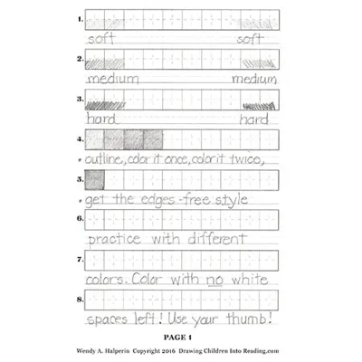 Coloring Guide Books drawing
