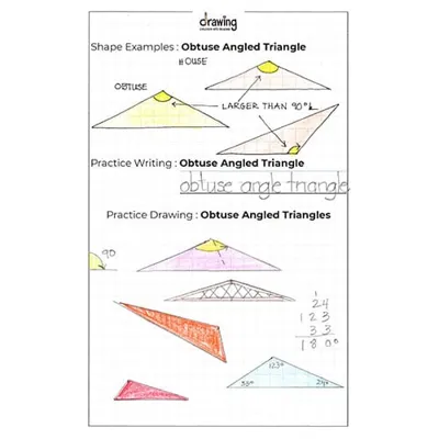 Obtuse Angled Triangle drawing