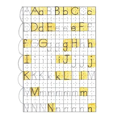 Alphabet Part 1 drawing