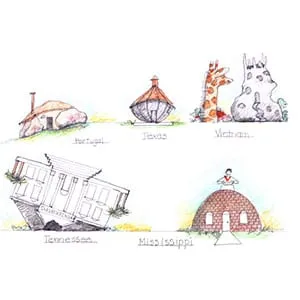 Crazy Real Architecture 1 drawing