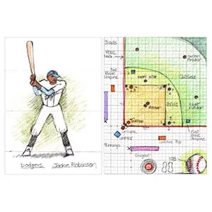 Jackie Robinson drawing