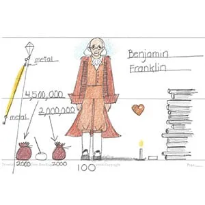 Benjamin Franklin drawing