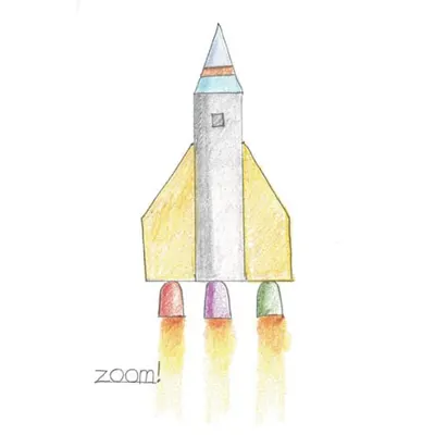 Rocket 1 drawing